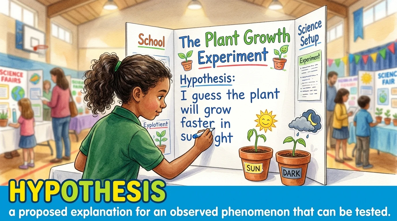 English Illustration for hypothesis